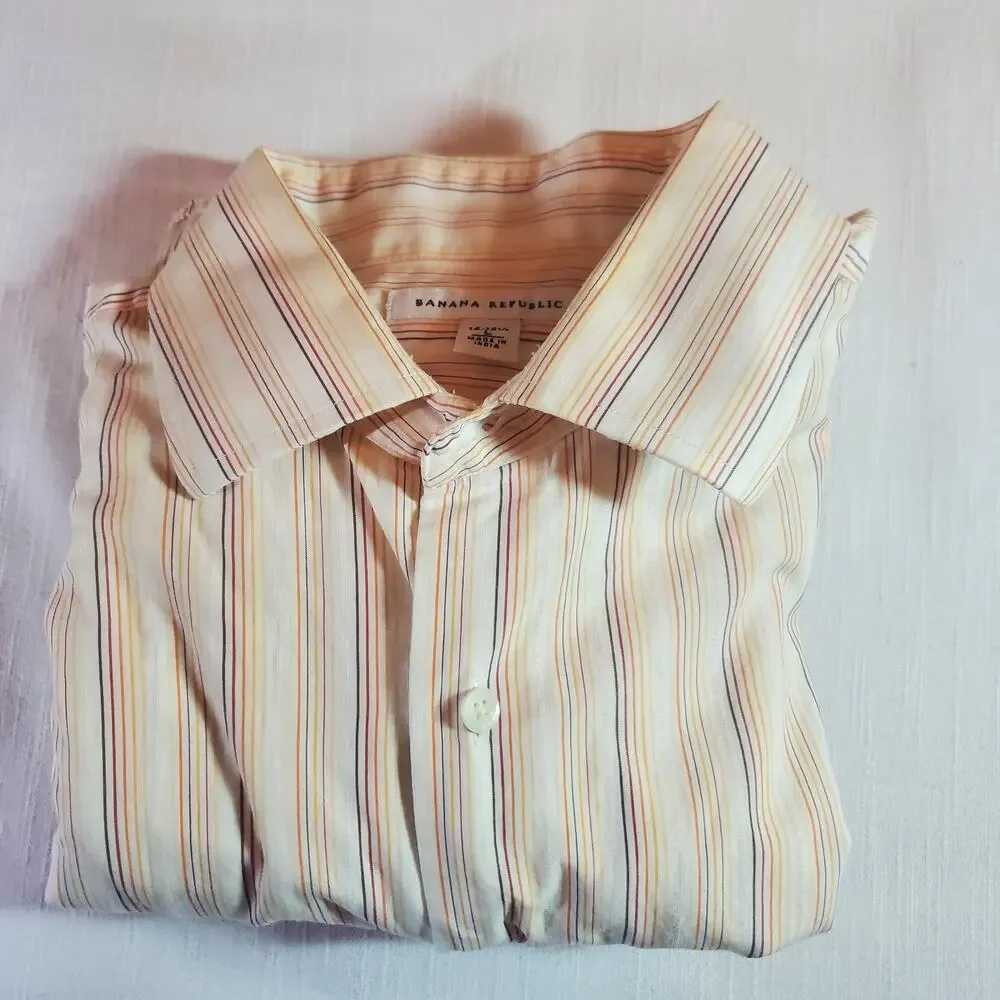 Banana Republic Men's Shirt L | Button Down Long-Sleeve